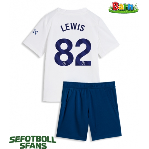 Manchester City Rico Lewis #82 Tredjeställ Barn 2026-27 Kortärmad (+ Korta byxor)